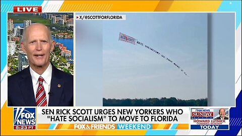 Sen Rick Scott: If You Like Socialism Stay In NYC