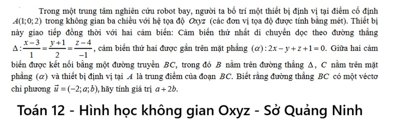 Sở Quảng Ninh: Trong một trung tâm nghiên cứu robot bay, người ta bố trí một thiết bị định vị tại