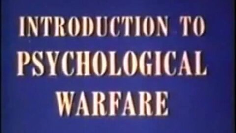 "Exploring the 1955 US Army's Introduction to Psychological Warfare: A Historical Insight"