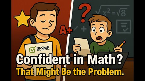 If your child's confident in math, it might be a bad sign. Here's why
