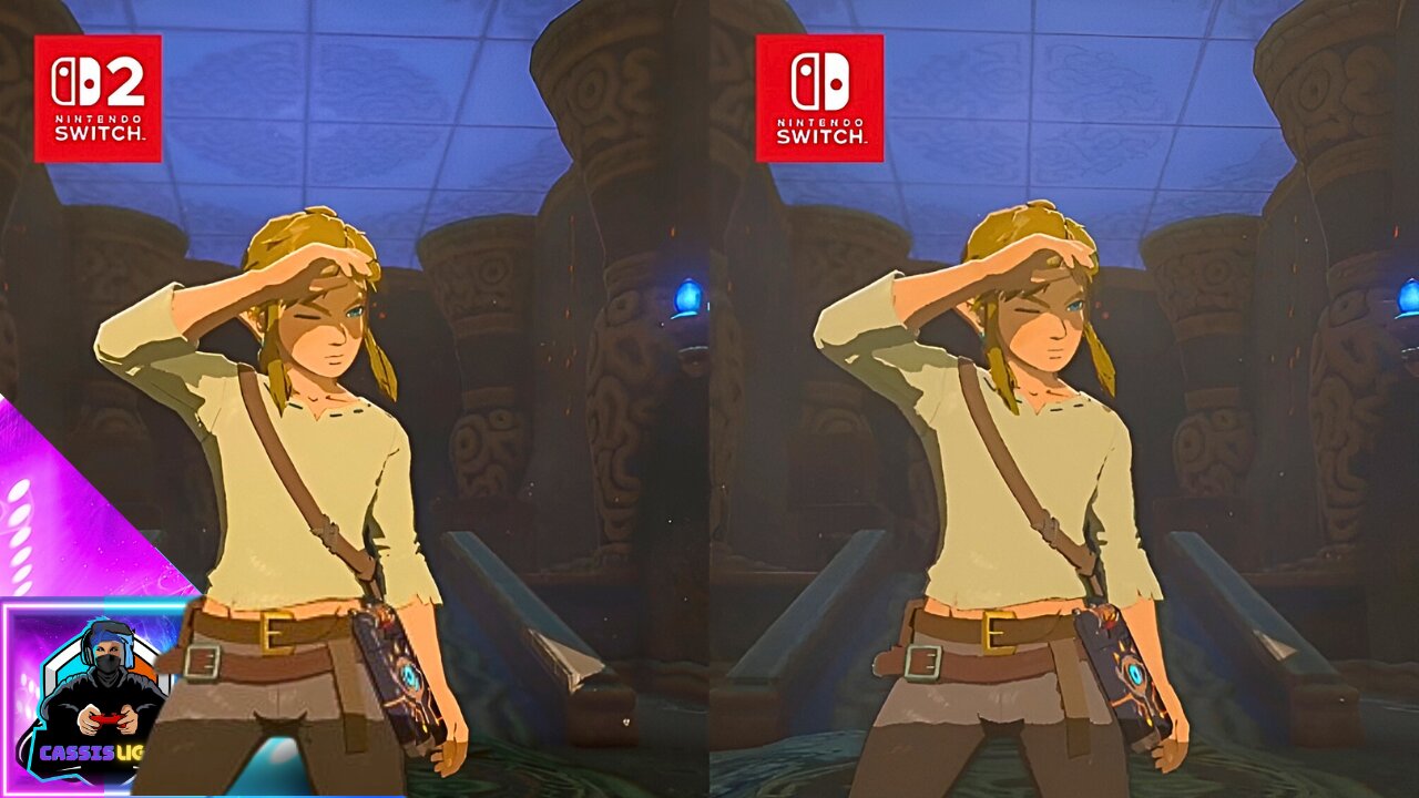 THE LEGEND OF ZELDA: BREATH OF THE WILD - NINTENDO SWITCH 2 EDITION GRAPHICAL COMPARISON