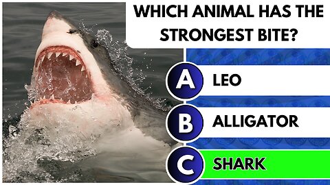 🌍General Knowledge QUIZ [ANIMALS] - Can you get them ALL right?