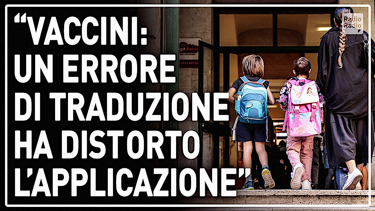 SOPRATTUTTO L'ITALIA È NEL MIRINO, GRAZIE A 'TROIE SENZA COSCIENZA' AL SERVIZIO DEL SACRO VACCINO: “UN ERRORE DI TRADUZIONE HA DISTORTO L'USO DEI VACCINI PEDIATRICI IN ITALIA!! TAR APRE ISTRUTTORIA, COL PENALE IN ARRIVO!!”