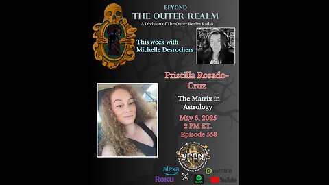 Beyond The Outer Realm - The Matrix in Astrology- They are Connected with Priscilla Rosado Cruz