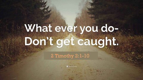 Don't Get Caught