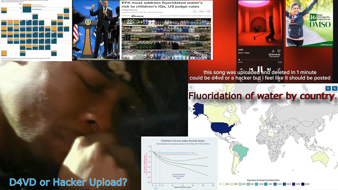 ( -0980 ) D4VD Surprise Song Upload & Quick Deletion, Rare DMSO & Fluoride Videos & Obama Forbids Keeping The Government Shut Down, & Dr. Makis On Trump & Scott Adams Cancer Tx