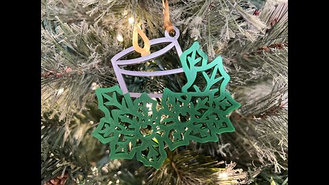Christmas Candle Ornament