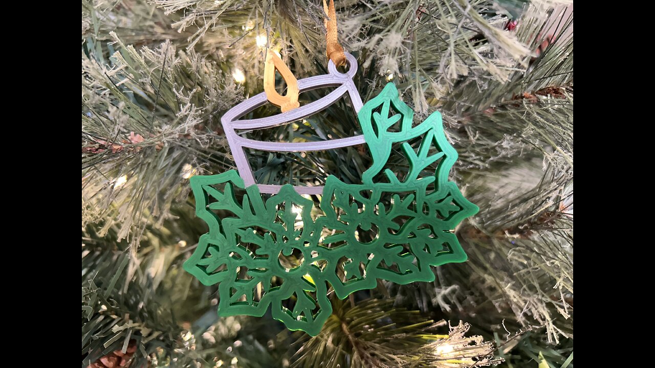 Christmas Candle Ornament