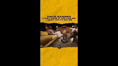@davidbanner I don’t care if you like me, I want you to pay me. #davidbanner 🎥 @clubshayshay