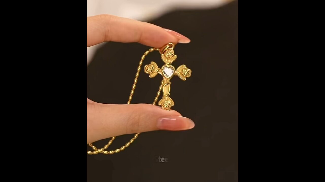 Gold plated necklace