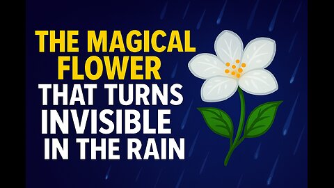 The Magical Flower That Turns Invisible in the Rain