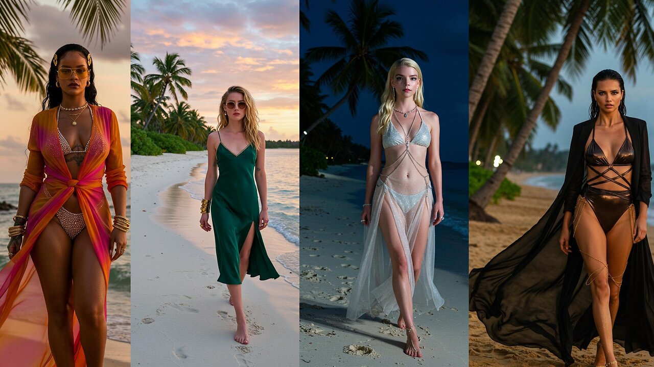 Female Celebrities Summer Walk Vibes
