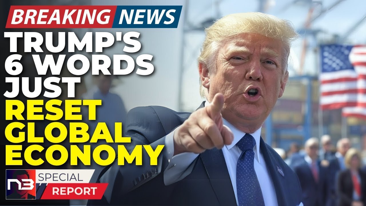 "Markets in Chaos After Trump’s Six-Word Bombshell | $2.4 Trillion Wiped Out 📉🌍"