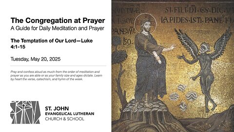 The Temptation of Our Lord—Luke 4:1-15