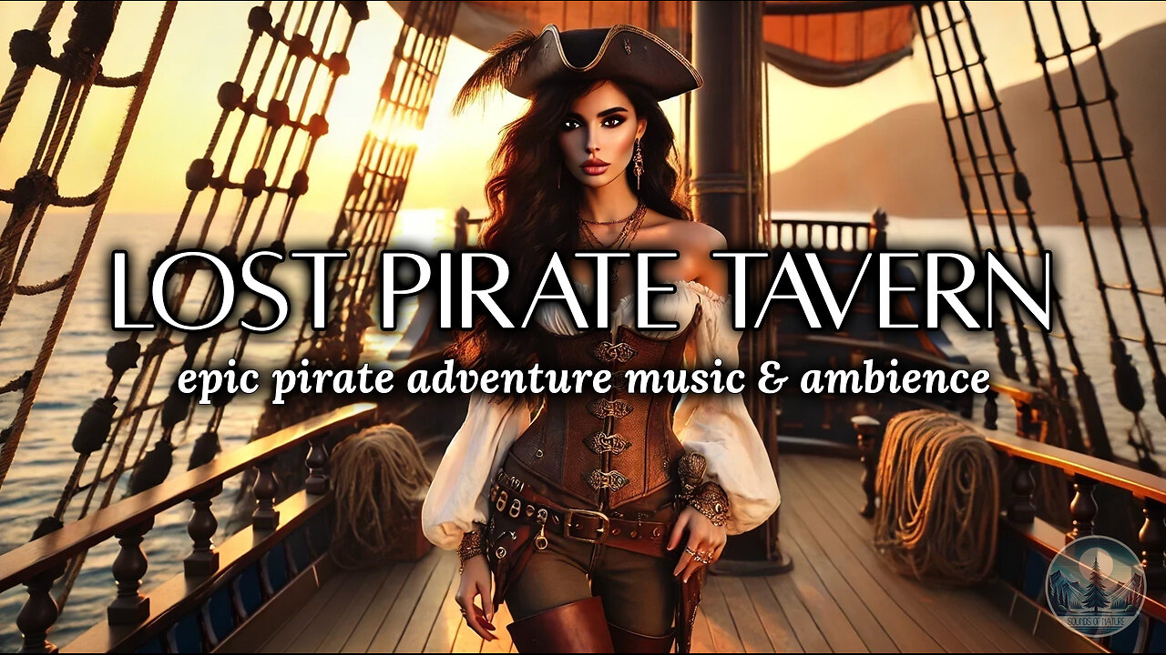 [LIVE] Pirate Ambience & Music for Motivation, Productivity & Focus 🏴‍☠️🔥🎶 | Sounds of Nature