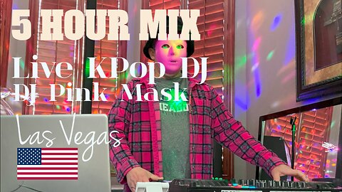 KPop DJ Pink Mask Plays a 5 Hours Mix of KPop the Hottest Songs