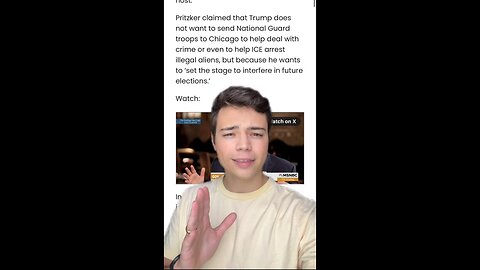 Victor Reacts: Did Illinois Governor JB Pritzker Just Admit Illegals Vote in Chicago? 