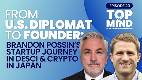 From U.S. Diplomat to Founder: Brandon Possin’s Startup Journey in DeSci and Crypto in Japan