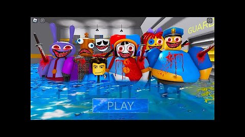 Nightmare DIGITAL CIRCUS MODE! BARRY'S PRISON RUN! Nightmare POMNI, ROGATHA, JAX #Obby #Roblox