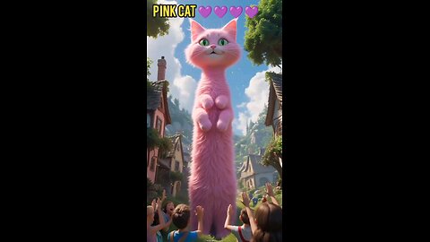 pink cat