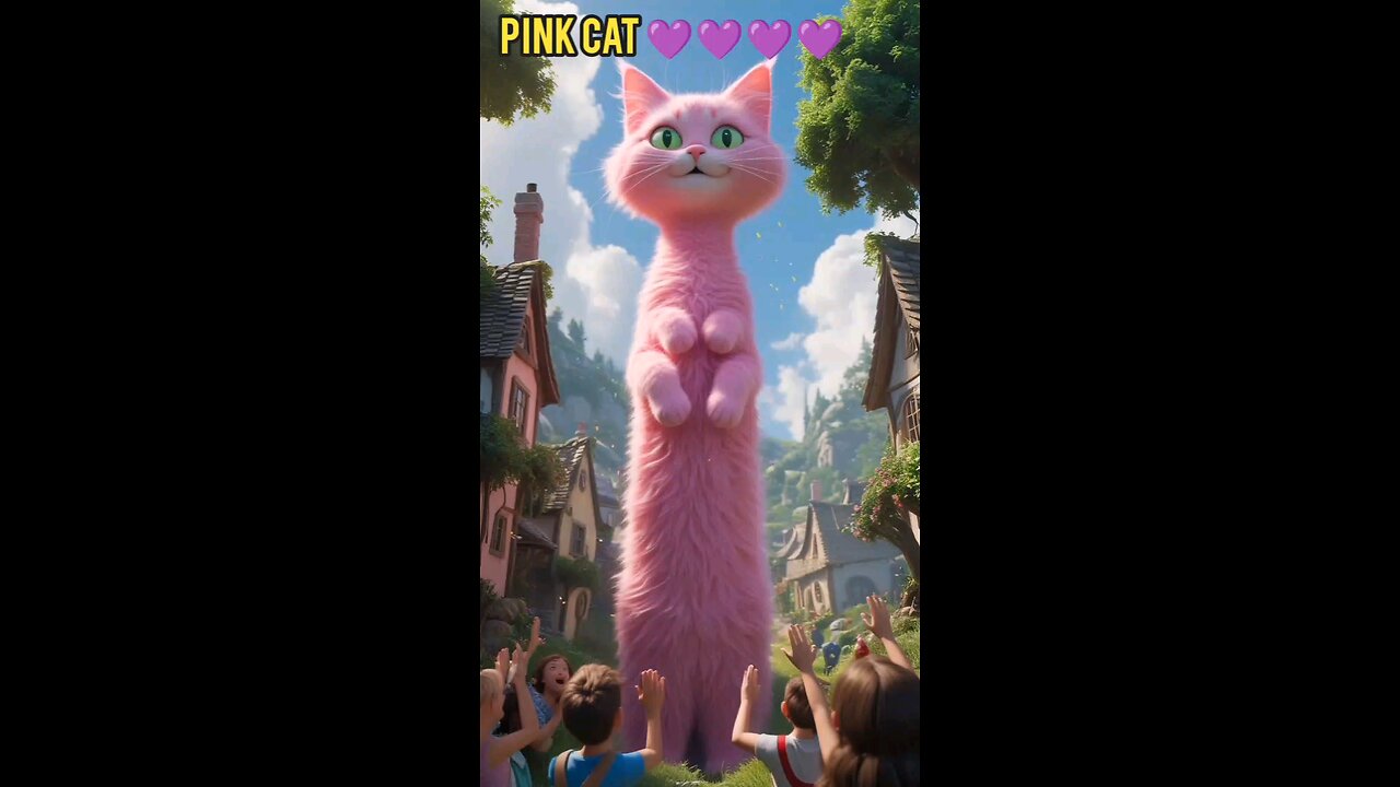 pink cat