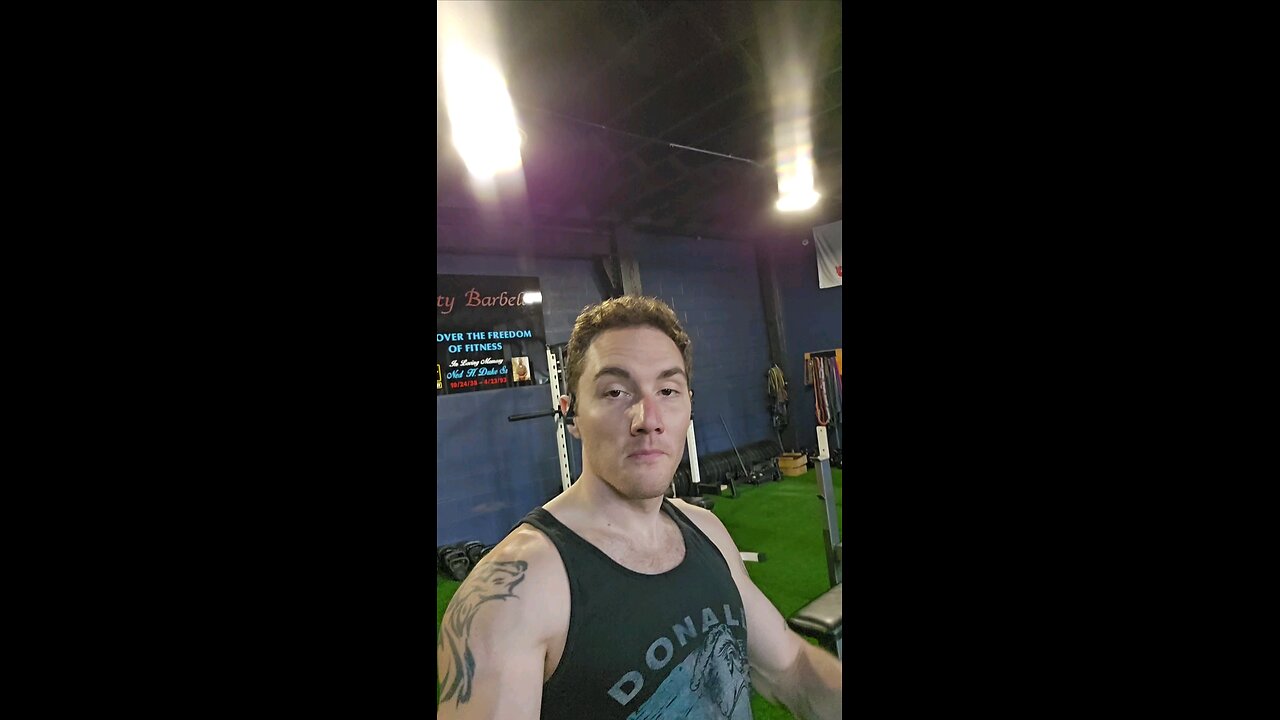 Painters tape on a heavy bag