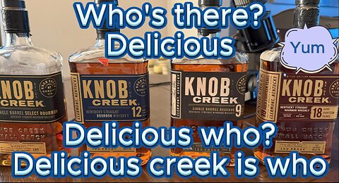 Episode 33 Playoff brackets of the best Knob Creek bourbons.