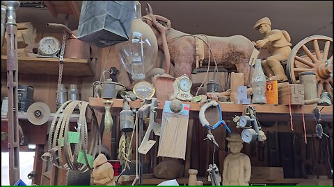 Inside Kenny's Workshop - Like Stepping Into Santa's Workshop