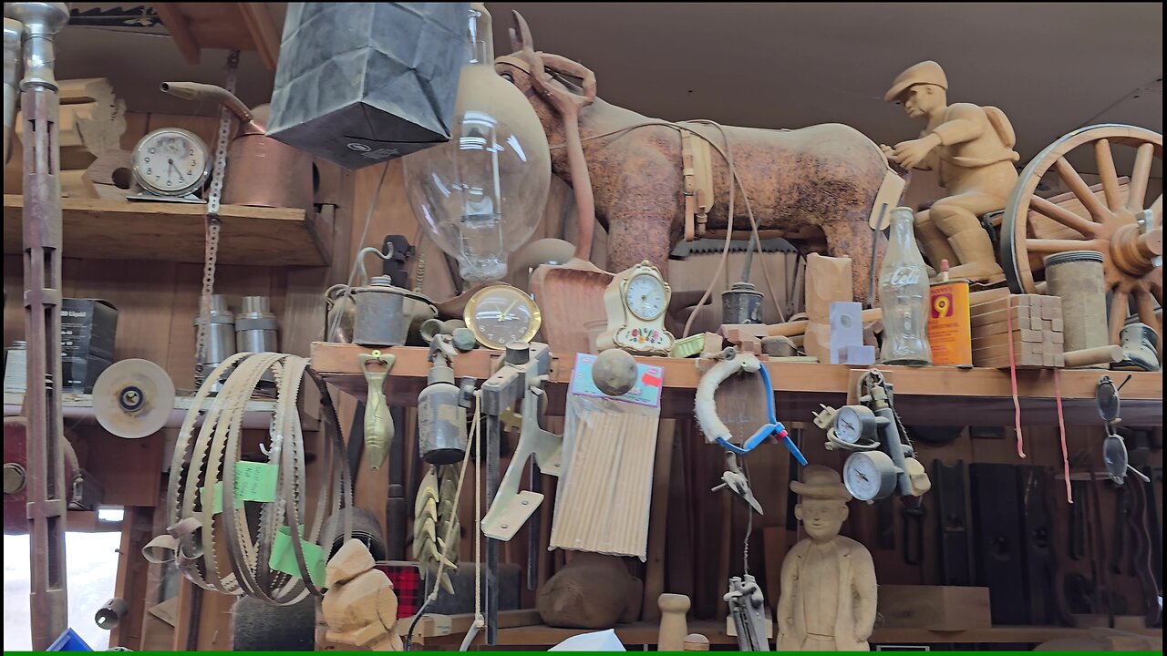 Inside Kenny's Workshop - Like Stepping Into Santa's Workshop