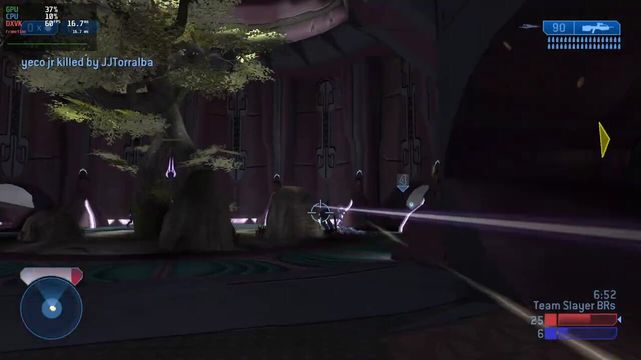 Halo 2 Linux - Beating Up Blue Team On Gemini