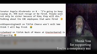 Angela Alsobrooks-Fire RFK Jr, Cheese won't melt, Crackerbarrel is disgusting, Dealing with Bad days