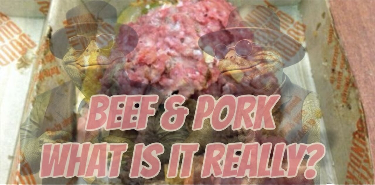 Beef and Pork. What are we really eating?