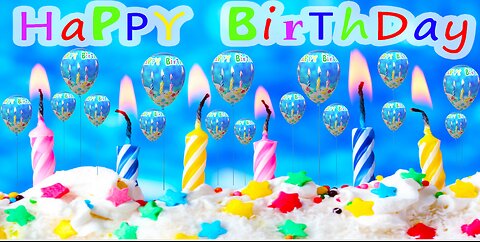Happy Birthday 3D - Happy Birthday - Happy Birthday To You - Happy Birthday Song Video Card