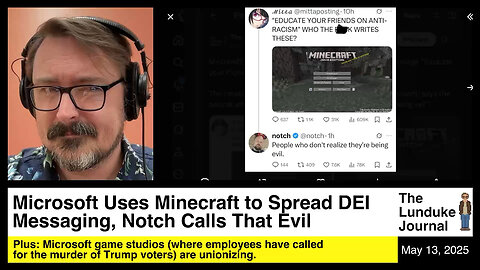 Microsoft Uses Minecraft to Spread DEI Messaging, Notch Calls That Evil