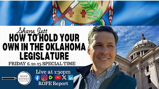 How To Hold Your Own In The Oklahoma Legislature - Shane Jett