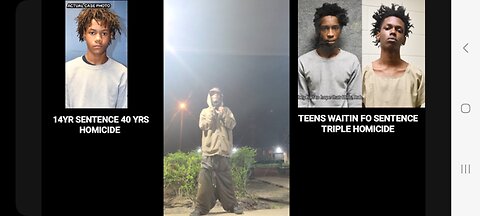 14 YR OLE KIDD SENTENCE TOO 40YRS FO TRIPLE HOMICIDE 2 OTHA TEENS WAINTIN TOO GETT SENTENCE CRAZY💪🏾🔵