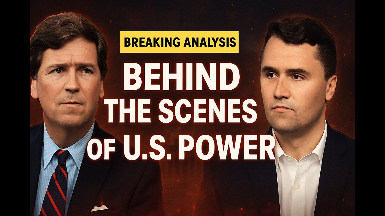 “Inside America’s Hidden Power Structure: Tucker Carlson & Charlie Kirk’s New Analysis” #politics