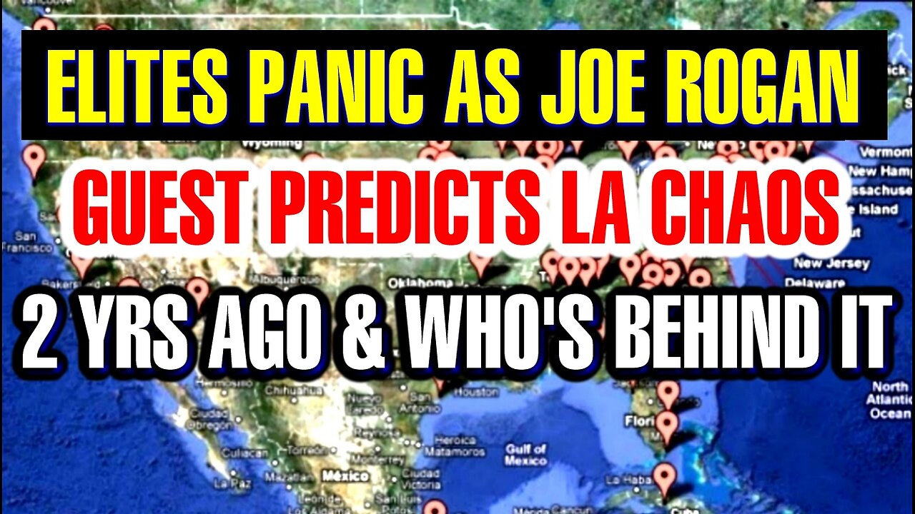 What He Exposed on Joe Rogan is Playing Out Right Now..