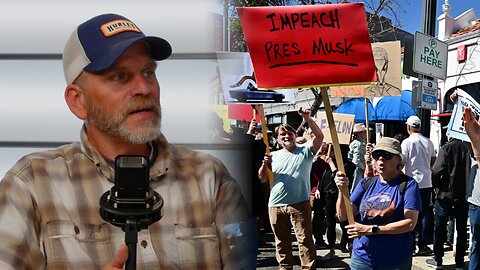 Government Employee Caught Coordinating Tesla Protests & Urging Protesters to Throw Bricks