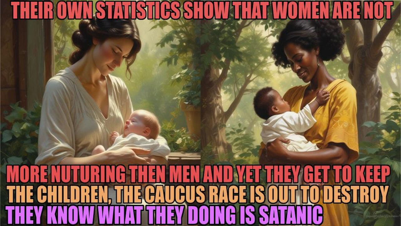 Their Own Statistics Show That Women Are Not The Most Nurturing Men Are So Why Give Women Custody