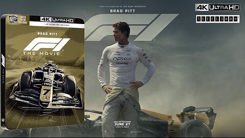 F1 The Movie ["Vintage" 4K UHD & Blu-ray SteelBook]