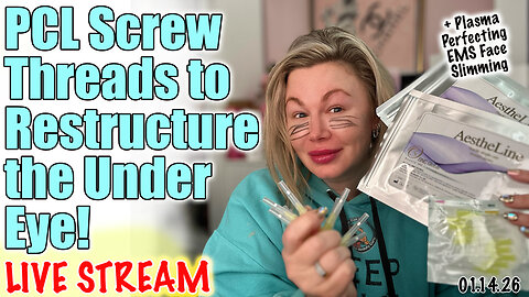 Live PCL Screw Threads to Restructure the Under Eye! AceCosm.com and code Jessica10 saves you Money