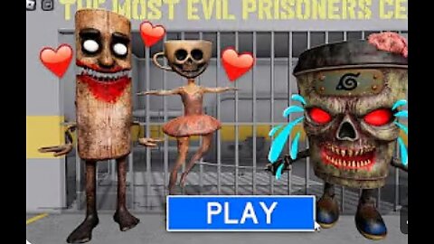 EXE TUNG TUNG SAHUR FALL IN LOVE WITH EXE BALLERINA CAPPUCCINA Scary Prison Obby Part 2