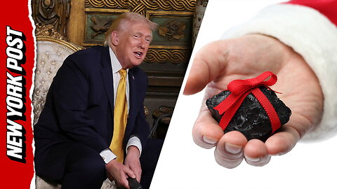 Trump jokes with child about receiving 'clean, beautiful coal' from Santa