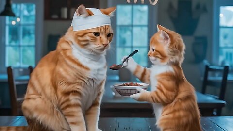 Busy Cat Mom Life: Daily Routine with Her Kitten!