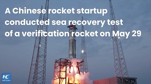 Chinese rocket completes vertical sea recovery test to reusable technology