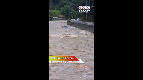 #SouthKorea #Cheongsong #flood #extremeweather #weathernews #climate #destruction #anomaly
