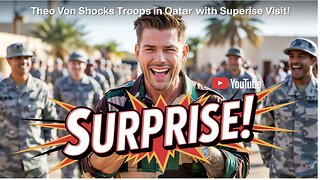 Theo Von SHOCKS Troops in Qatar with Surprise Visit!