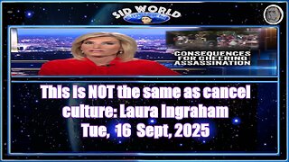 This is NOT the same as cancel culture- Laura Ingraham