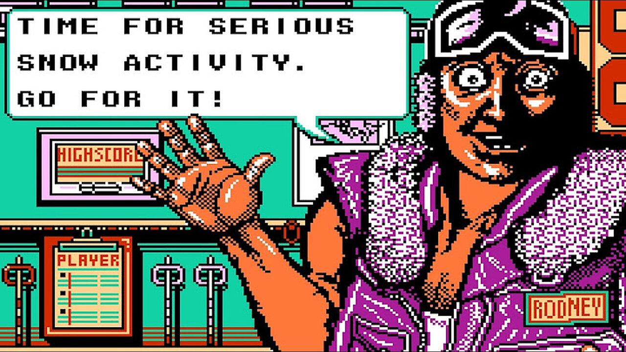 Ski or Die (NES) Playthrough